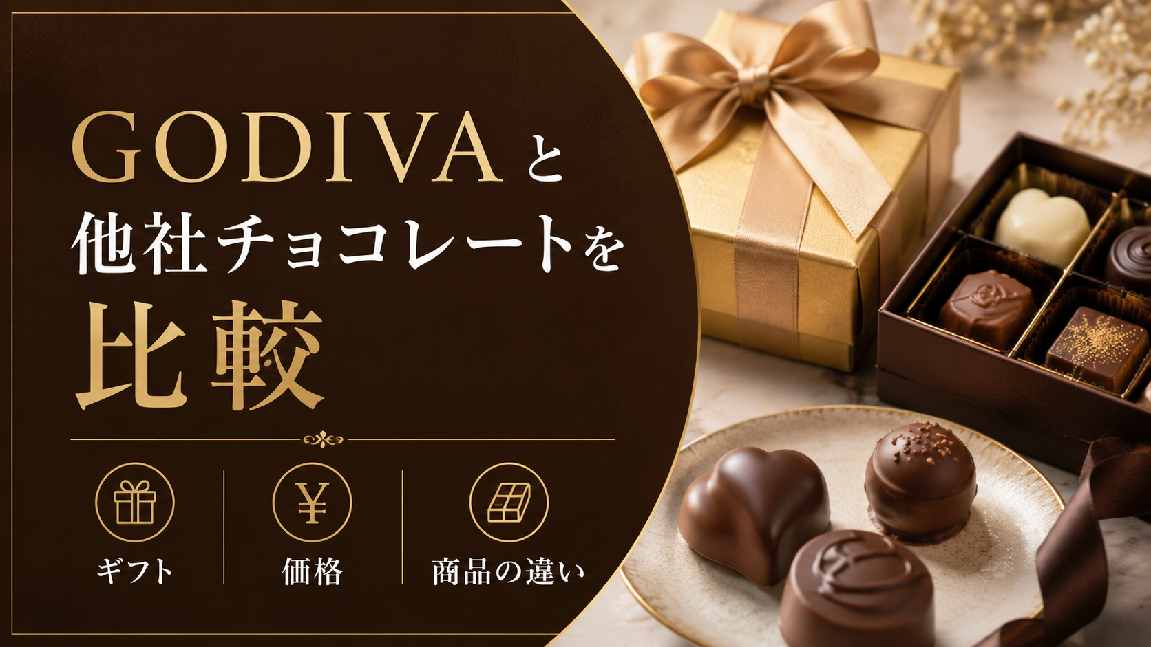 GODIVA（ゴディバ）と他社チョコレートを比較｜ギフト・価格・商品の違いを紹介