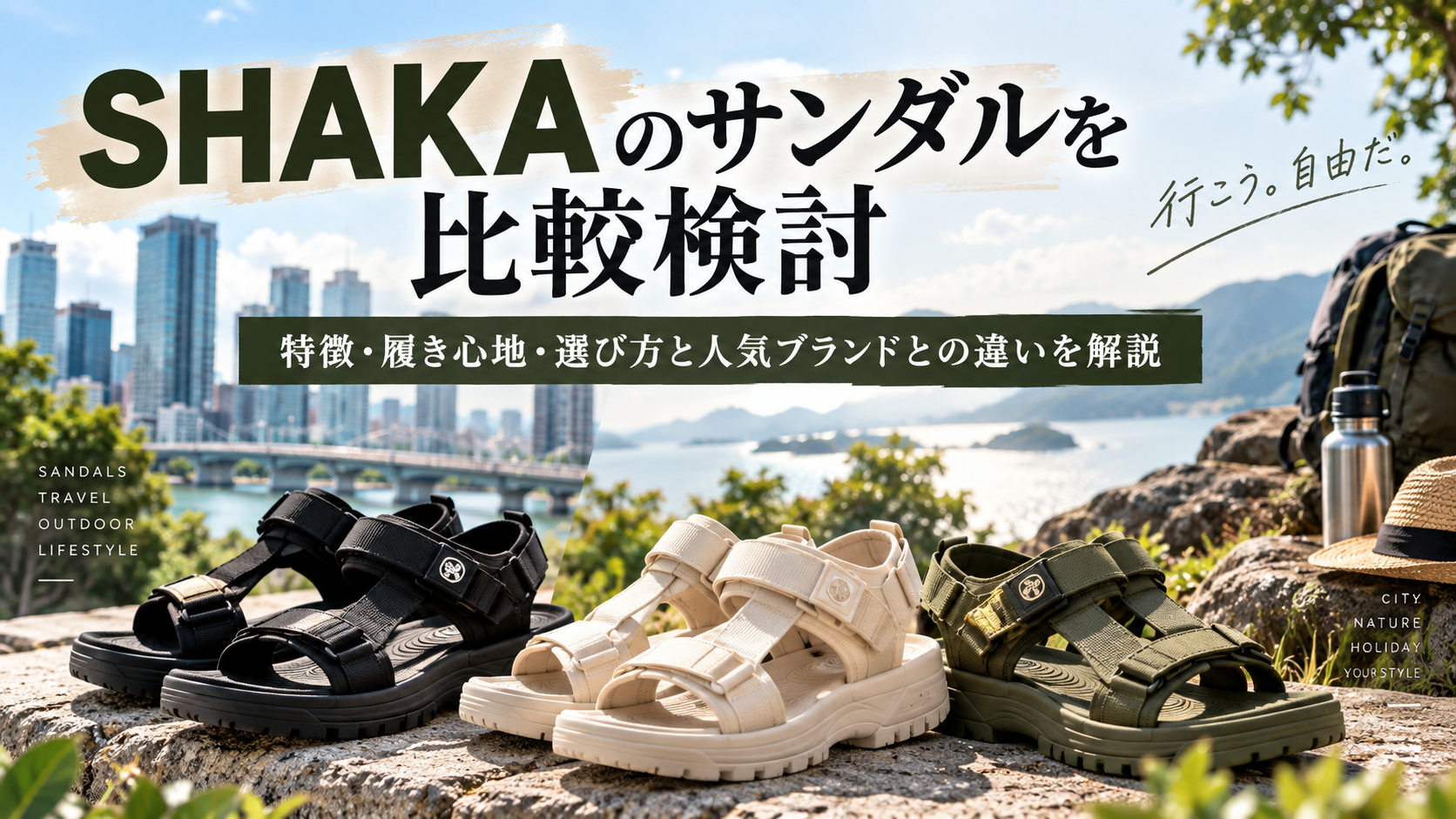 SHAKAのサンダルを比較検討｜特徴・履き心地・選び方と人気ブランドとの違いを解説