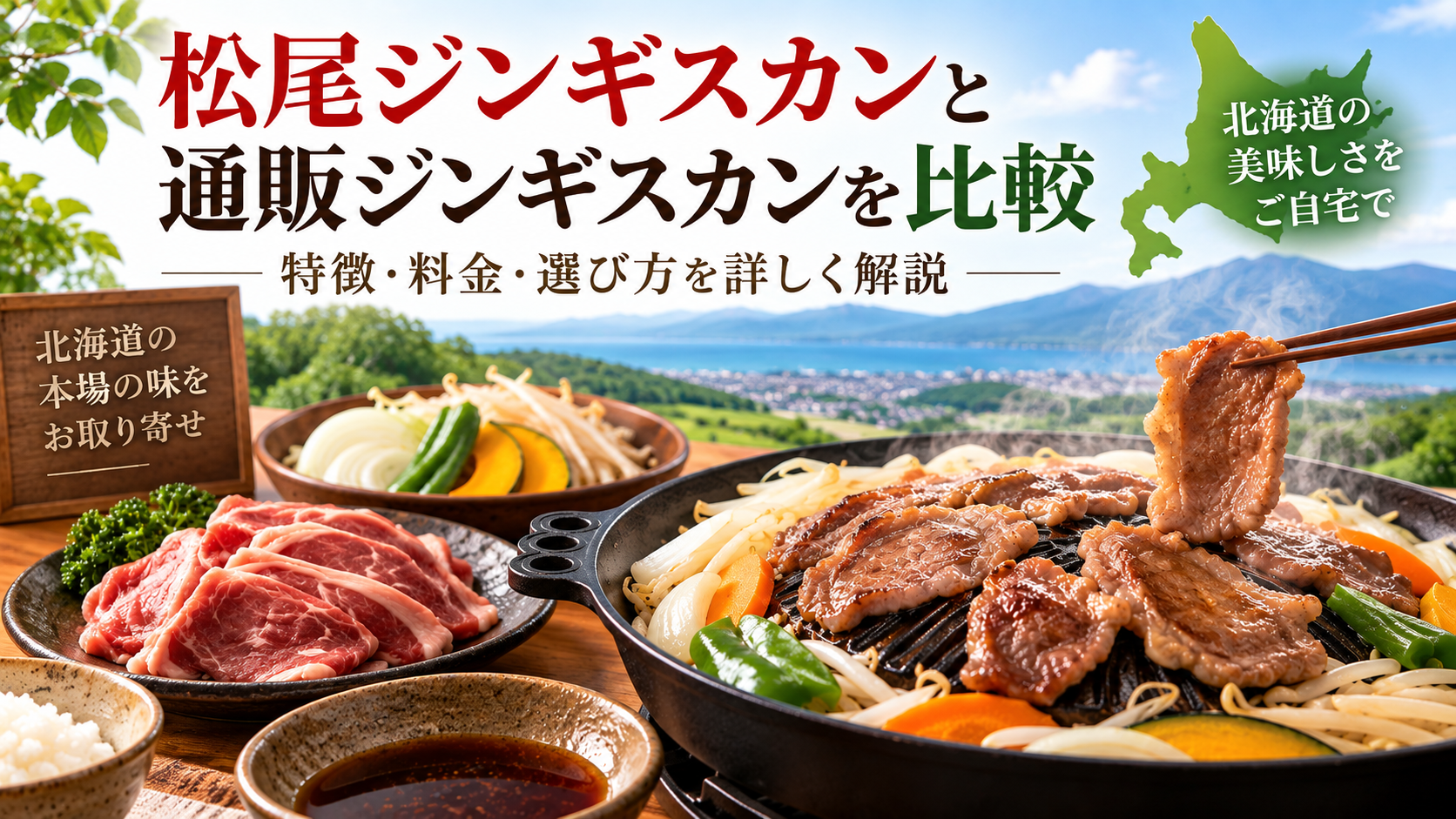 松尾ジンギスカンと通販ジンギスカンを比較｜特徴・料金・選び方を詳しく解説