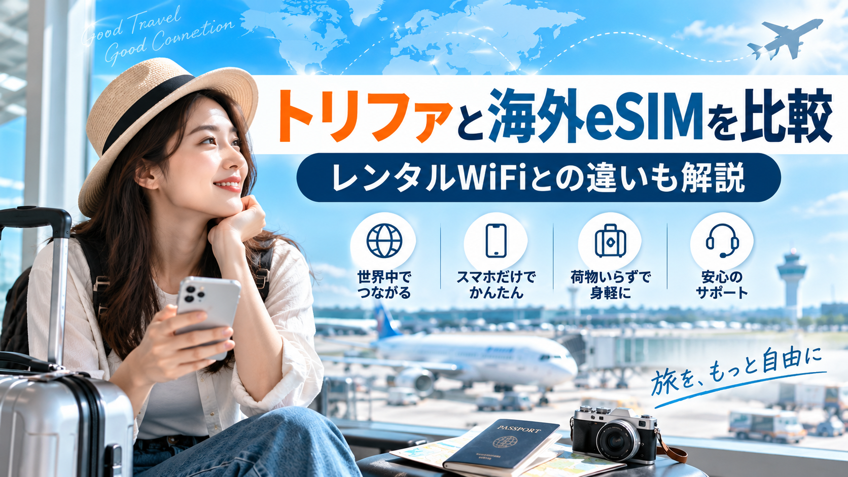 トリファ（trifa）と海外eSIMを比較｜レンタルWiFiとの違いや選び方も解説